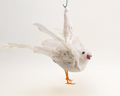 Vintage Dove Rider Ornament — view 4