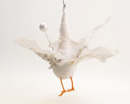 Vintage Dove Rider Ornament — view 5