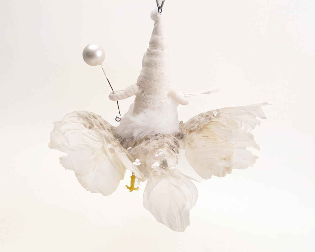 Vintage Dove Rider Ornament — view 7