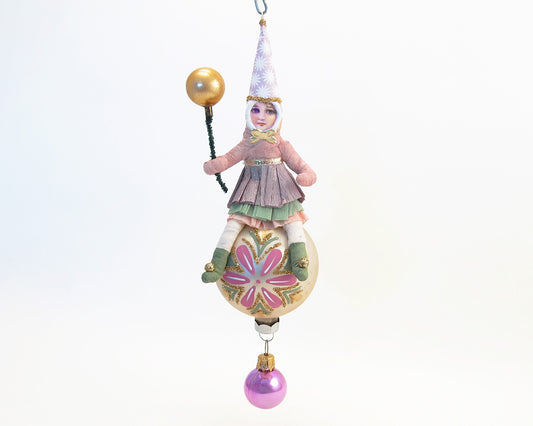 Assorted Princess On Painted Glass Ball Ornament — view 2