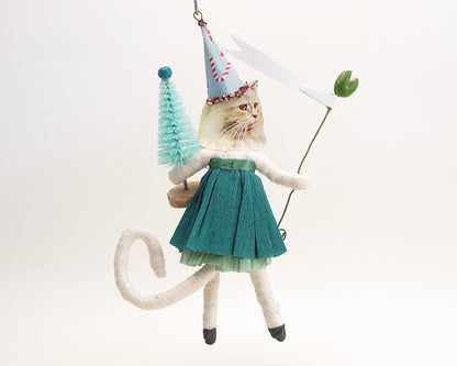 Christmas Kitty Ornament — view 2
