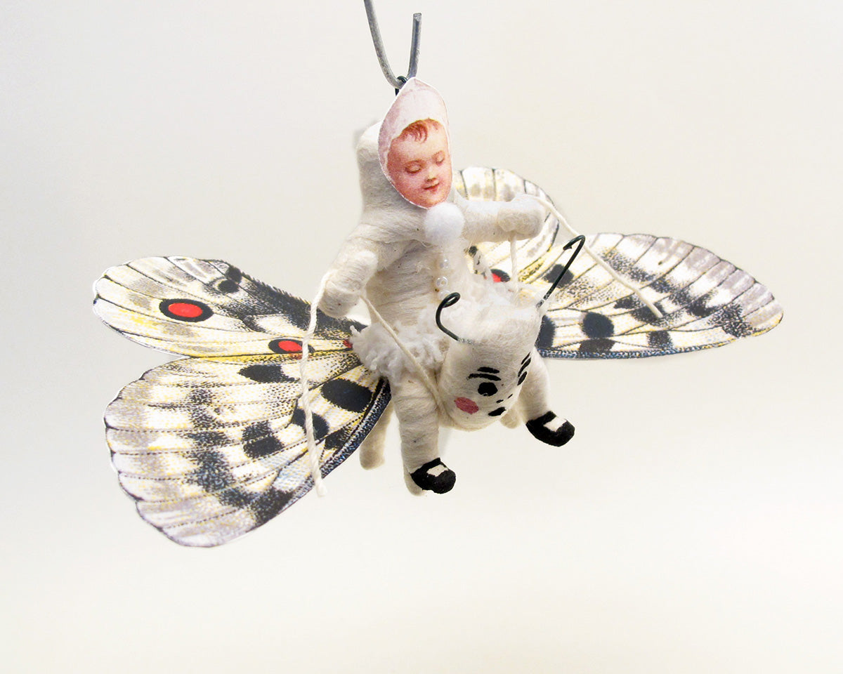 Baby Butterfly Rider Figure/Ornament — view 1