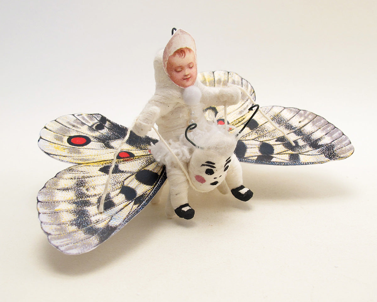 Baby Butterfly Rider Figure/Ornament — view 3