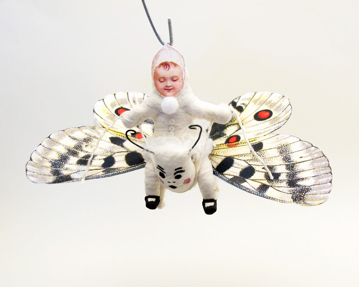 Baby Butterfly Rider Figure/Ornament — view 4