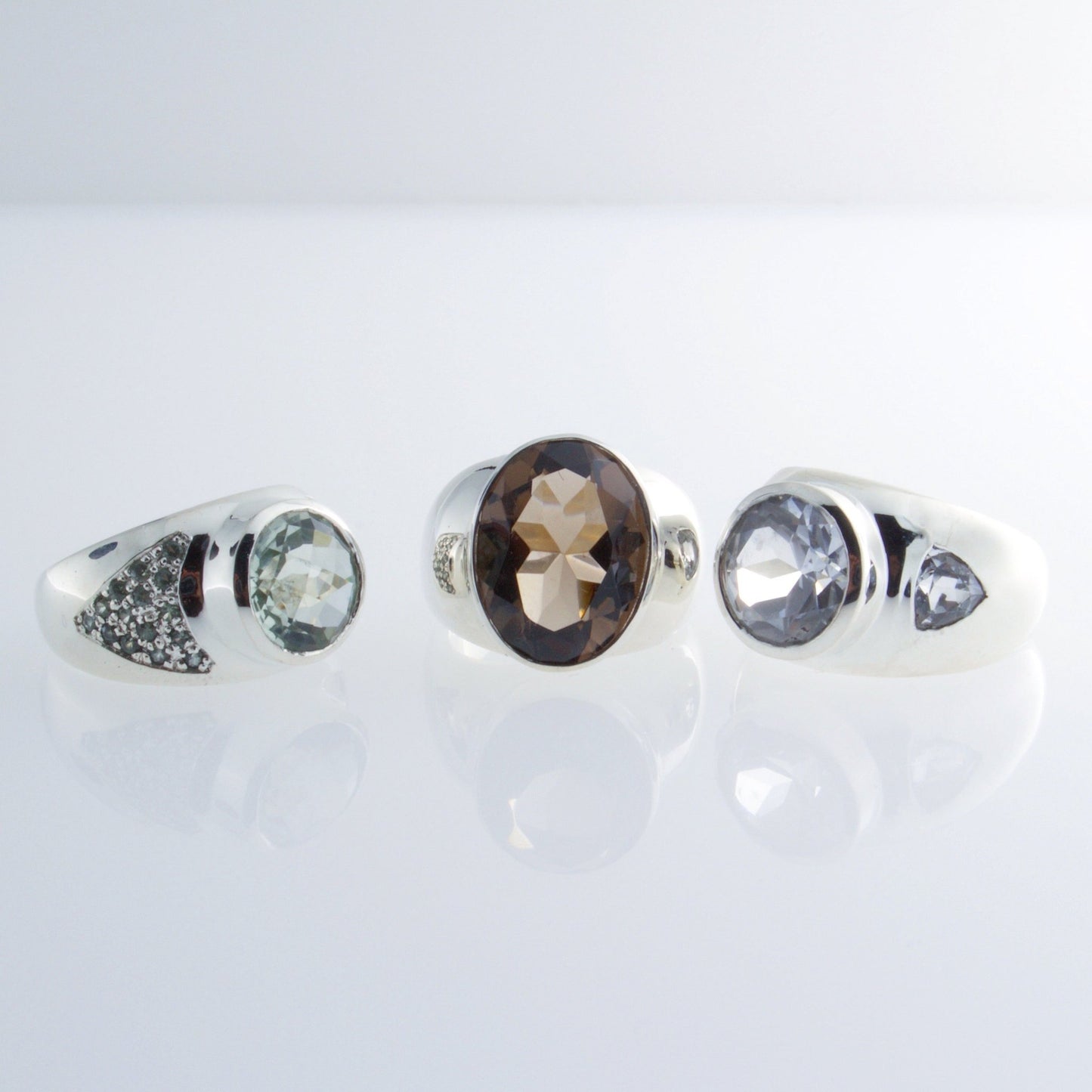 Venice Ring - Rock Crystal + Topaz | Mikkel Brøgger - Bon Ton goods