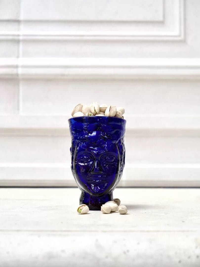 Verre Tete Blue | La Soufflerie - Bon Ton goods