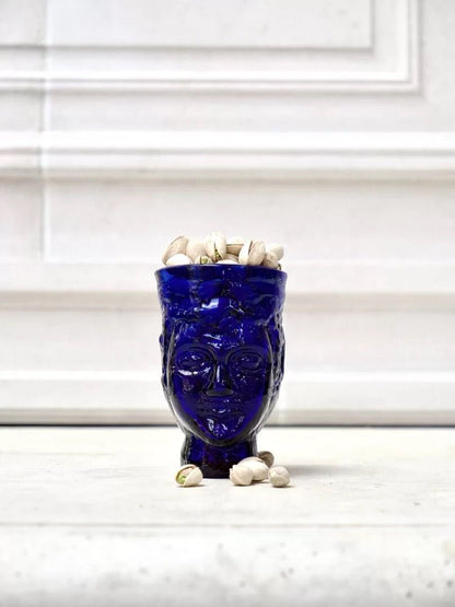Verre Tete Blue | La Soufflerie - Bon Ton goods