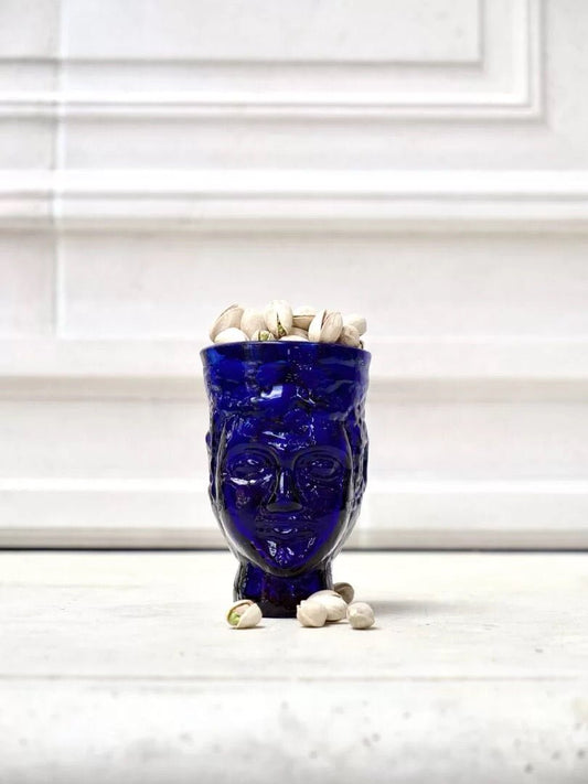 Verre Tete Blue | La Soufflerie - Bon Ton goods
