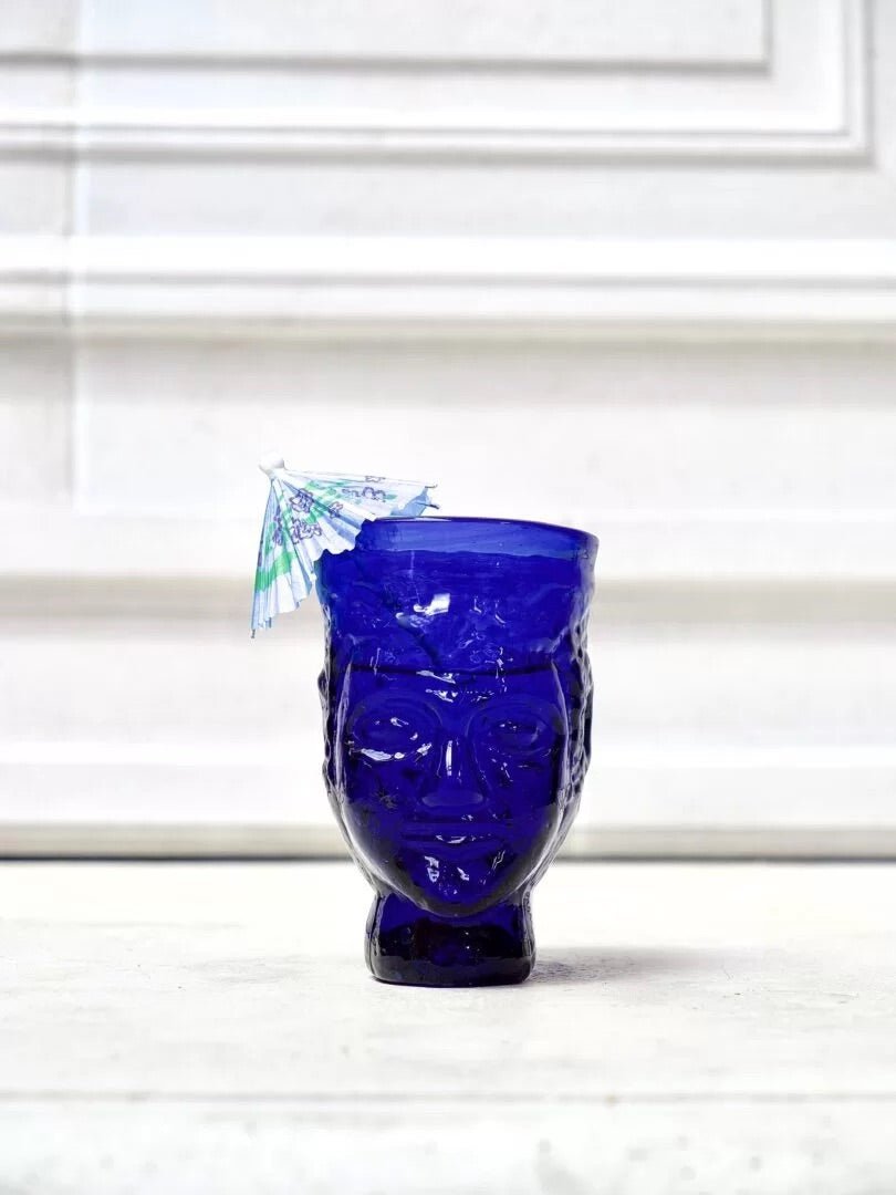 Verre Tete Blue | La Soufflerie - Bon Ton goods