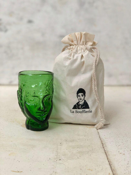 Verre Tete Green | La Soufflerie - Bon Ton goods
