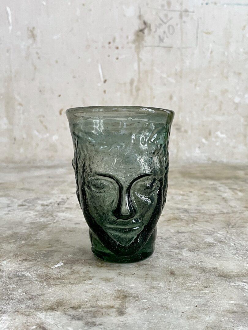 Verre Tête Smokey | La Soufflerie - Bon Ton goods