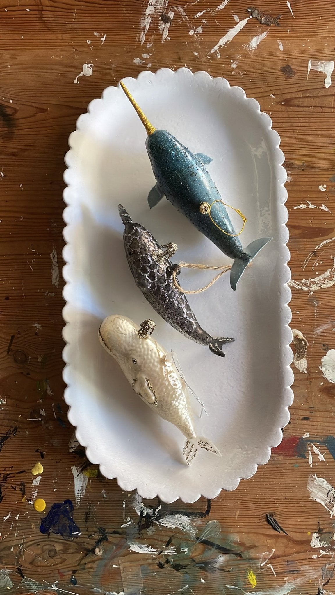 Victorian Narwhal | Christmas Ornament - Bon Ton goods