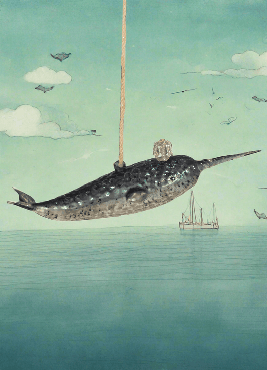 Victorian Narwhal | Christmas Ornament - Bon Ton goods