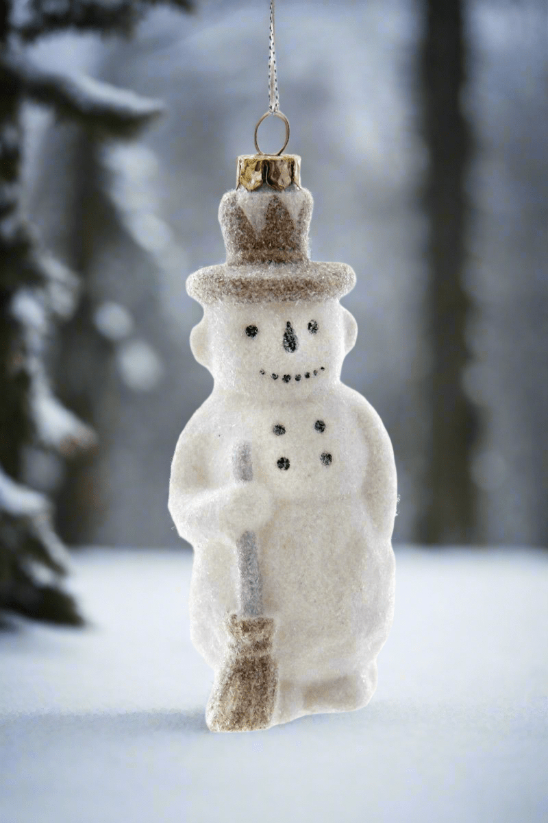 Victorian Snowman Christmas Ornament - Bon Ton goods