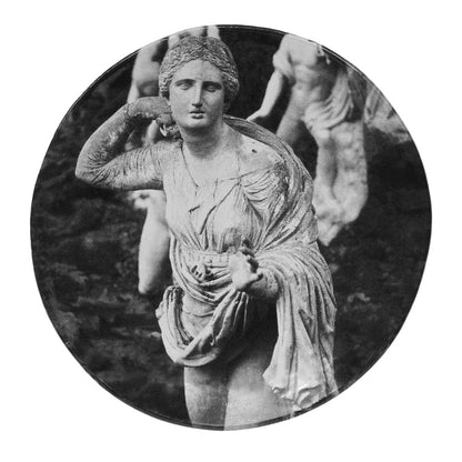 Villa Médicis Dessert Plate - Garden and Statues, set of 6 by Astier de Villatte, official product view
