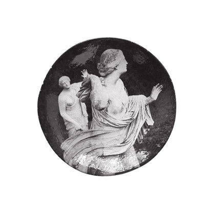 Villa Médicis Saucer - Garden and Statues, set of 6 by Astier de Villatte, official product view