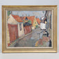 Village Street, 1953 | Oil on Canvas by Nils Hansson - Bon Ton goods