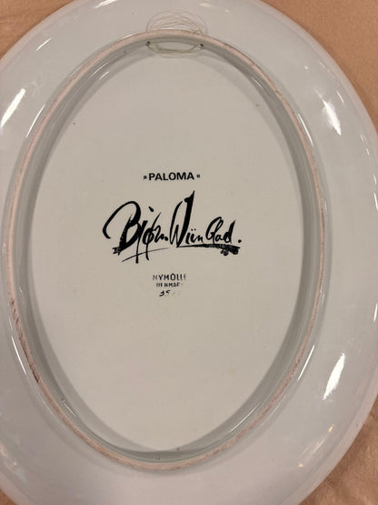 Vintage Bjørn Wiinblad "Paloma" Wall Plaque for Nymølle, Denmark - Bon Ton goods