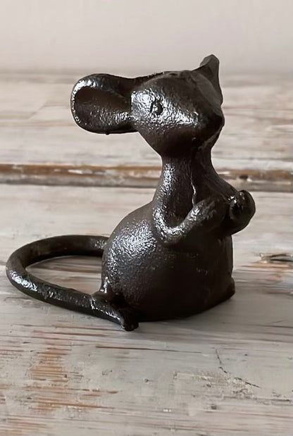 Vintage Cast Iron Mouse - Bon Ton goods