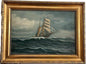 Vintage Clipper Ship Painting – Nantucket - Bon Ton goods
