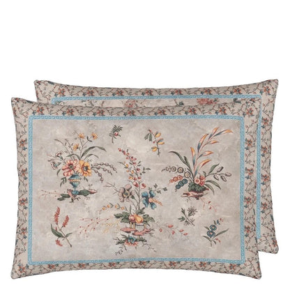 Vintage Floral Linen Cushion | John Derian - Bon Ton goods
