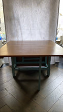 Load image into Gallery viewer, Vintage French Drop Leaf Table , With Two Drawers - Original Colors - Bon Ton goods
