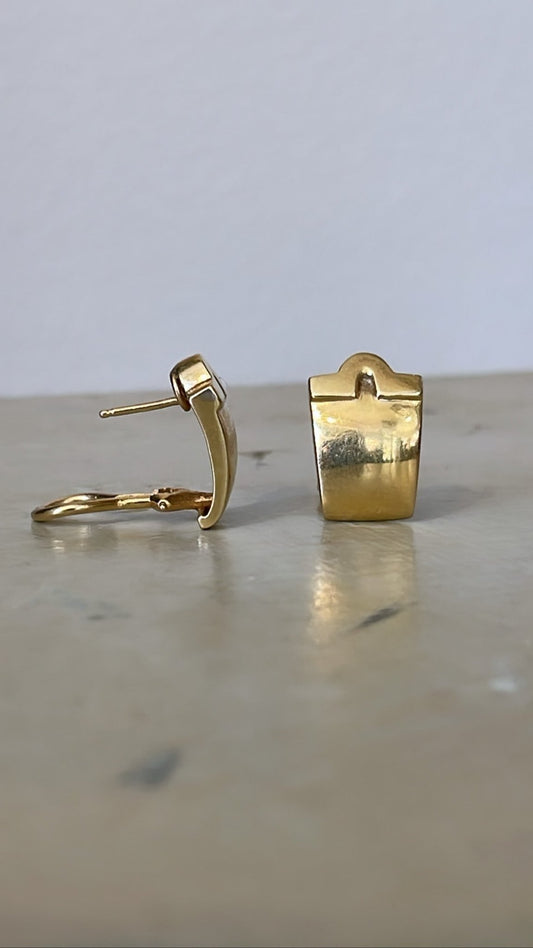 Vintage Gold Earrings - Bon Ton goods