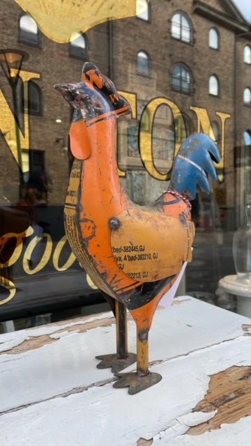 Vintage Metal Rooster - Folk Art - Bon Ton goods