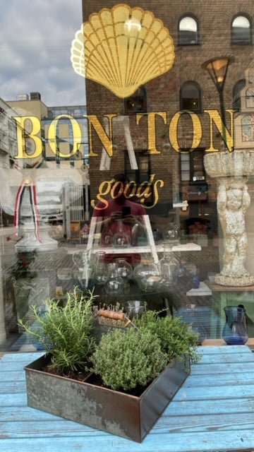 Vintage Metal Square Planter with Handle - Bon Ton goods