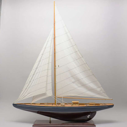 Vintage Model Yacht on Stand, 20th Century (92 cm) - Bon Ton goods