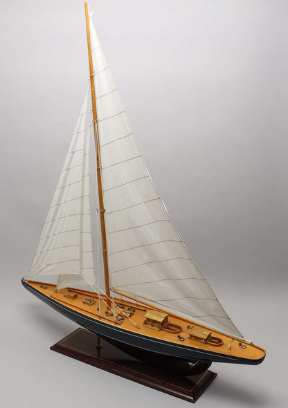 Vintage Model Yacht on Stand, 20th Century (92 cm) - Bon Ton goods