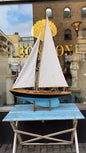 Vintage Model Yacht on Stand - Bon Ton goods