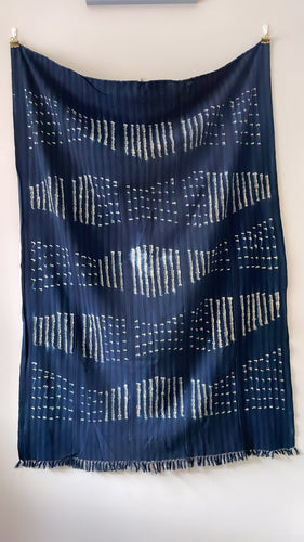 Vintage Moroccan Indigo Textile - Bon Ton goods