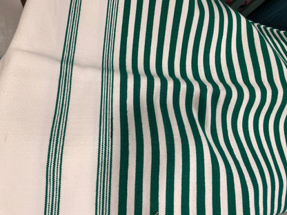 Vintage Moroccan Woven Cotton Throw – Deep Green (100 × 160 cm) - Bon Ton goods
