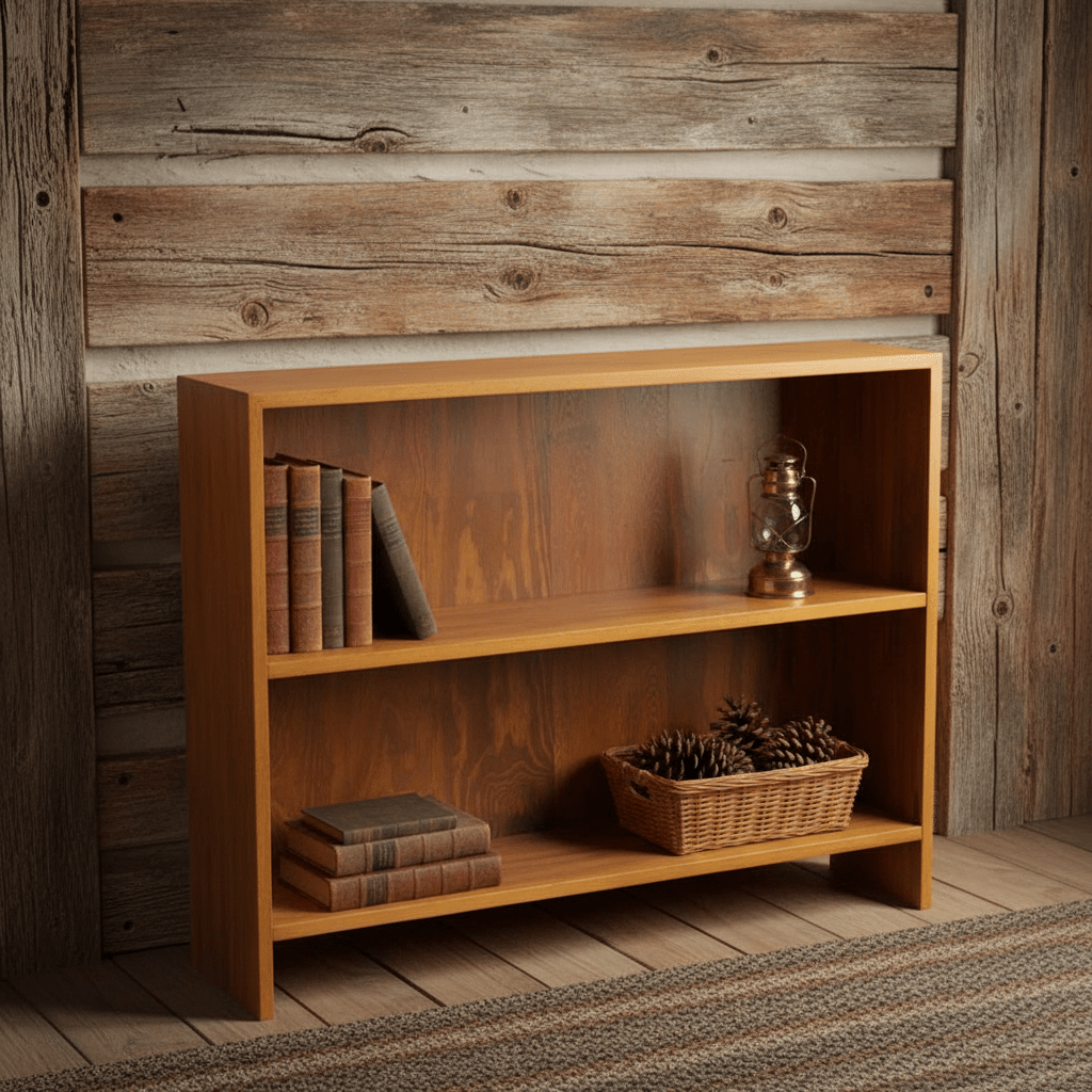 Vintage Pine Display Shelf - Bon Ton goods