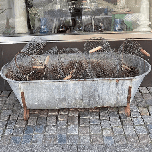 Vintage Zinc Tub - Bon Ton goods