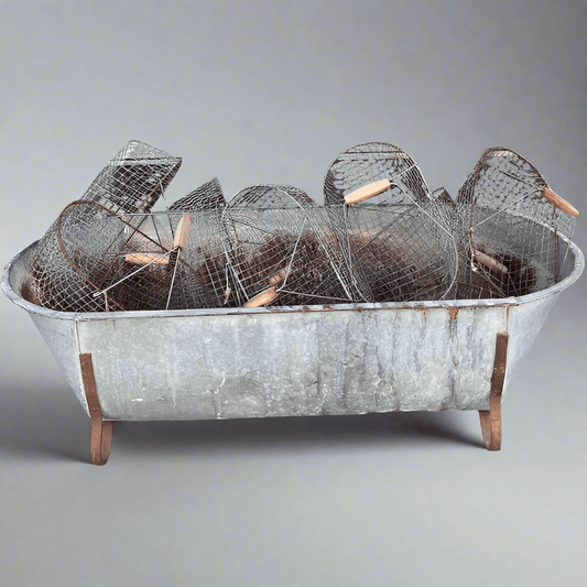 Vintage Zinc Tub - Bon Ton goods