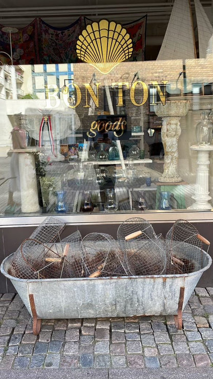 Vintage Zinc Tub - Bon Ton goods