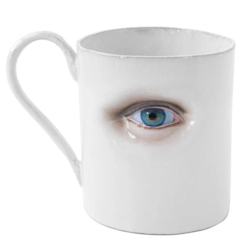 Vu Cup - Left, Set of 3 “Ce que je vois", Serena Carone | Astier de Villatte: Exclusive Pre-Order Item - Bon Ton goods