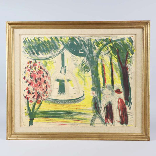 Waldemar Sjölander – Signed Lithograph (Edition 13/40), 44 × 55 cm - Bon Ton goods