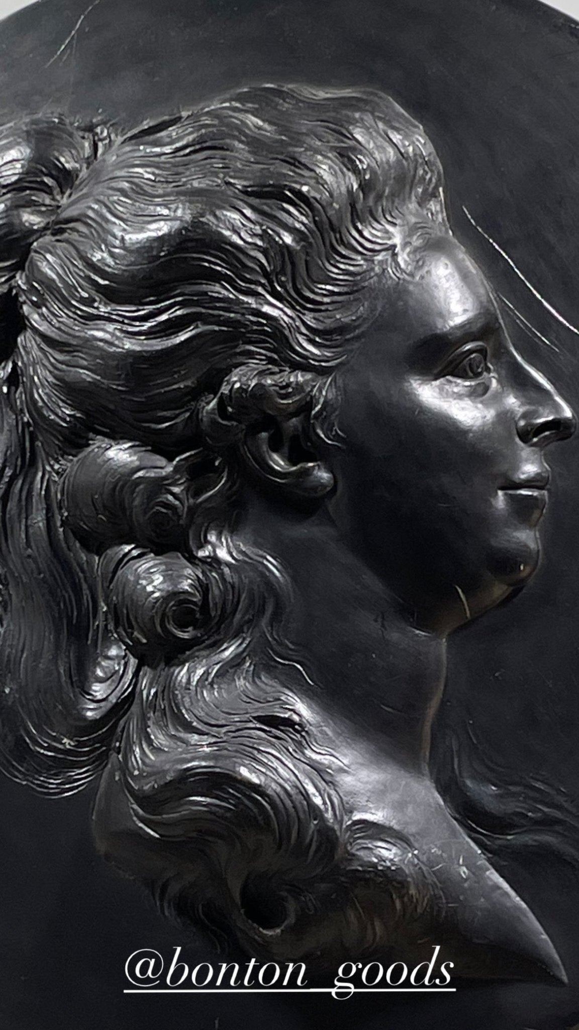 Wall Relief of Anna Maria Lenngren — After Johan Tobias Sergel (1740–1814) - Bon Ton goods