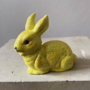 Warm Yellow Glitter - Extra Small Bunny Lying, Ino Schaller - Bon Ton goods