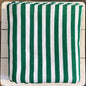 West African Woven Textile | Green and White Stripe - Bon Ton goods