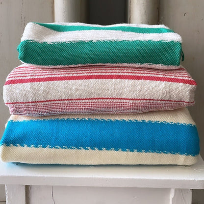 West African Woven Textile | Red and White Stripe - Bon Ton goods