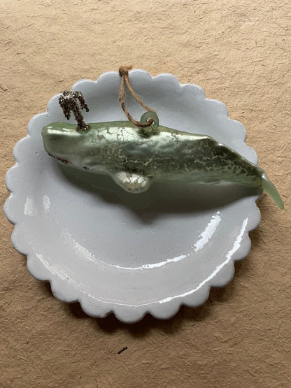 Whale Glass Ornaments – Blue, Teal & Mint - Bon Ton goods