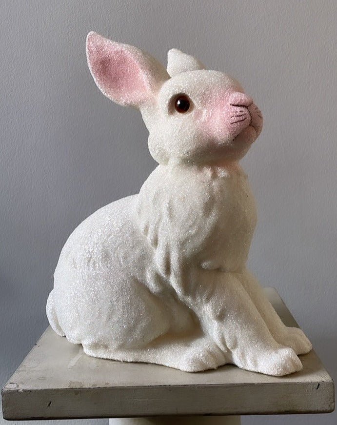 White Beaded Bunny | Ino Schaller - Bon Ton goods