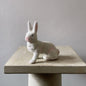 White Beaded Bunny Sitting | Ino Schaller - Bon Ton goods