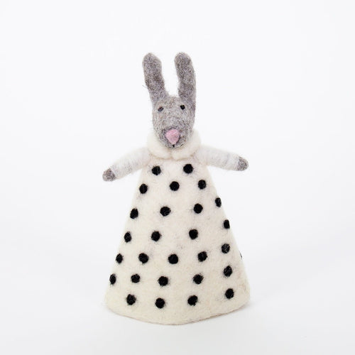 White Bunny Long Dress (Egg Warmer) - Bon Ton goods