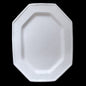 White Oval Octagonal Platter, John Derian | Astier de Villatte: Exclusive Pre-Order Item - Bon Ton goods