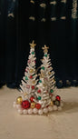 White Pearl Brush Christmas Tree - Bon Ton goods